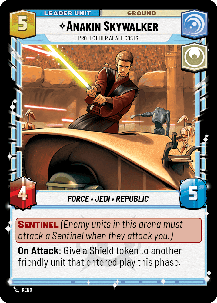 ⟡ Anakin Skywalker, Protect Her At All Costs (back)