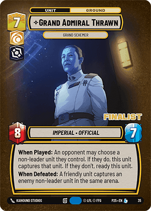 ⟡ Grand Admiral Thrawn, Grand Schemer