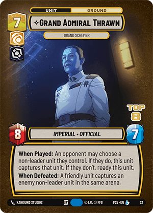 ⟡ Grand Admiral Thrawn, Grand Schemer