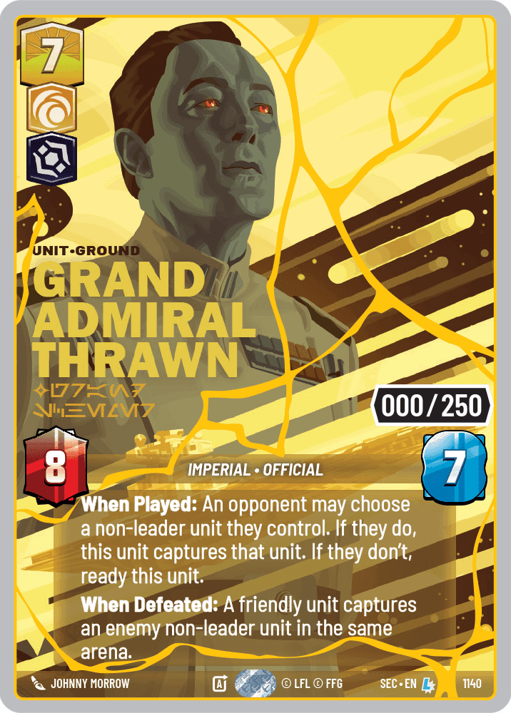 ⟡ Grand Admiral Thrawn, Grand Schemer