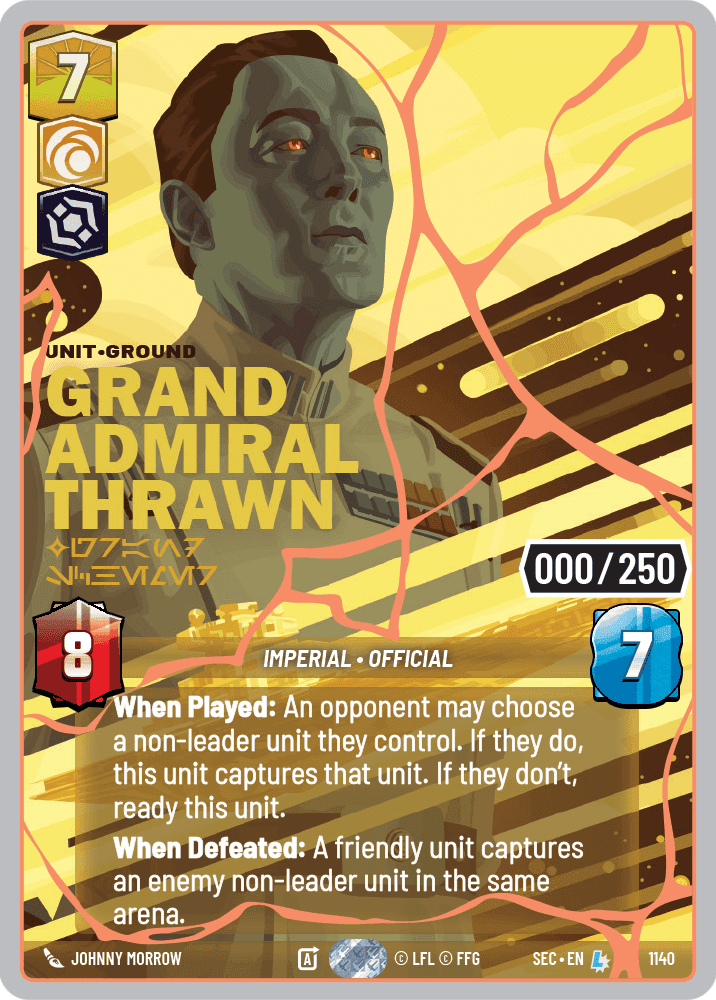 ⟡ Grand Admiral Thrawn, Grand Schemer