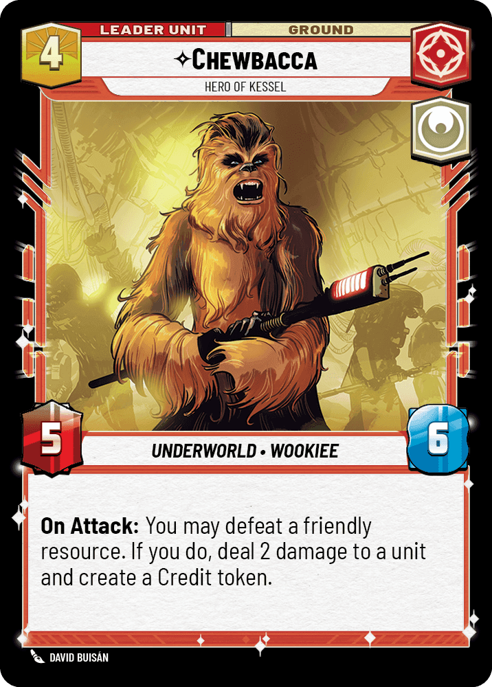 ⟡ Chewbacca, Hero of Kessel (back)