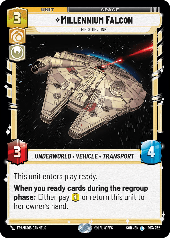 ⟡ Millennium Falcon, Piece of Junk