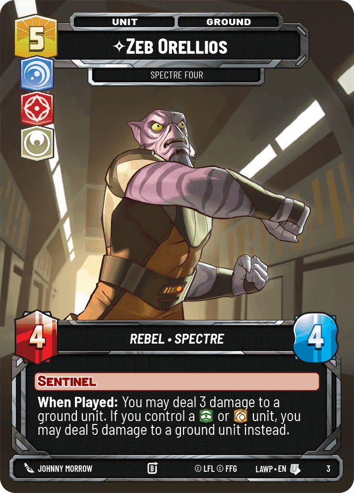 ⟡ Zeb Orellios, Spectre Four