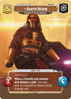 ⟡ Darth Revan, Scourge of the Old Republic (back)
