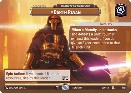 ⟡ Darth Revan, Scourge of the Old Republic