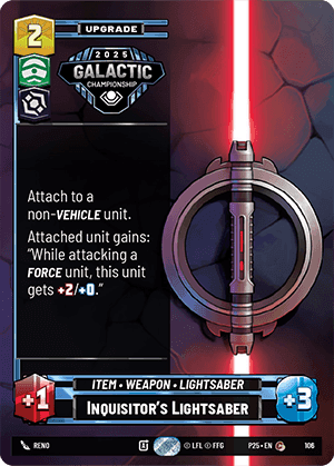 Inquisitor's Lightsaber
