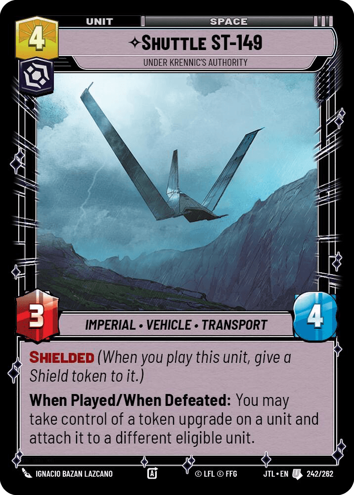 ⟡ Shuttle ST-149, Under Krennic's Authority