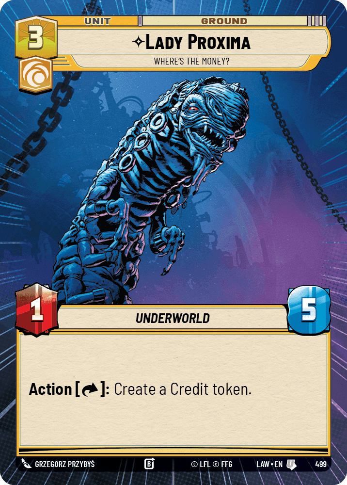 ⟡ Lady Proxima, Where's the Money?