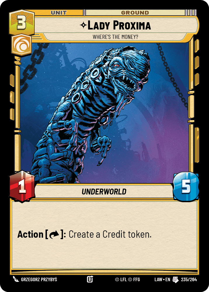 ⟡ Lady Proxima, Where's the Money?