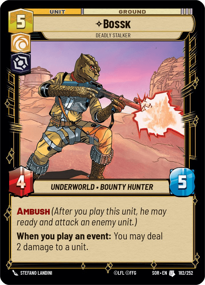 ⟡ Bossk, Deadly Stalker