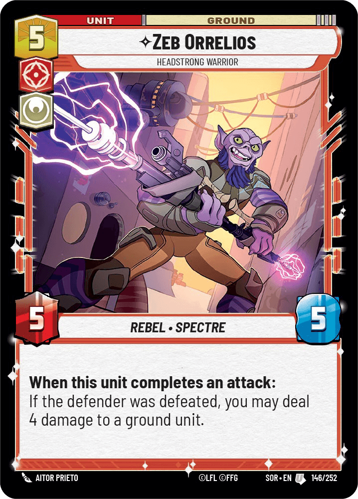 ⟡ Zeb Orrelios, Headstrong Warrior