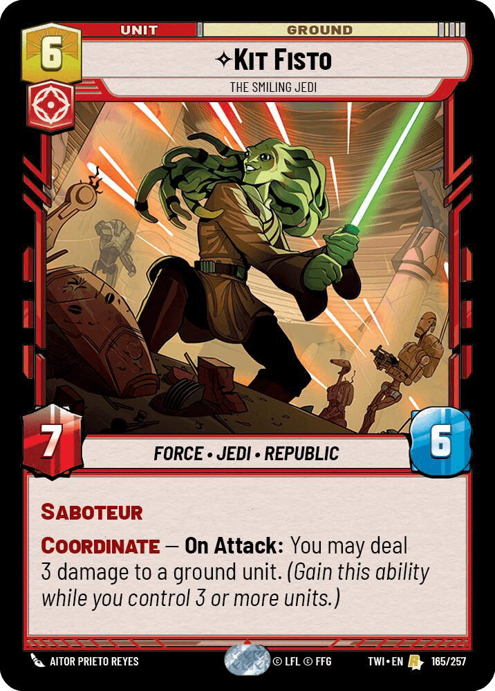 ⟡ Kit Fisto, The Smiling Jedi