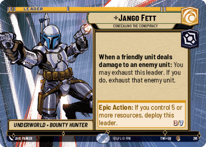 ⟡ Jango Fett, Concealing the Conspiracy
