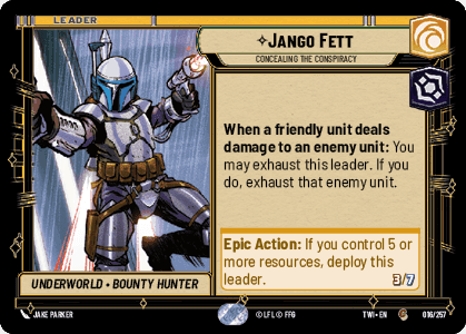 ⟡ Jango Fett, Concealing the Conspiracy