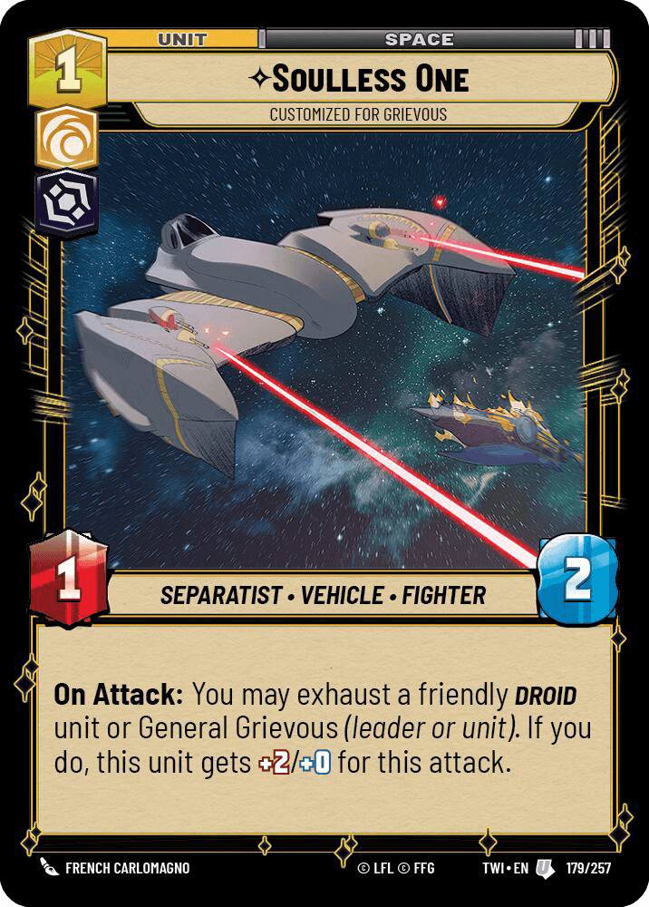 ⟡ Soulless One, Customized for Grievous