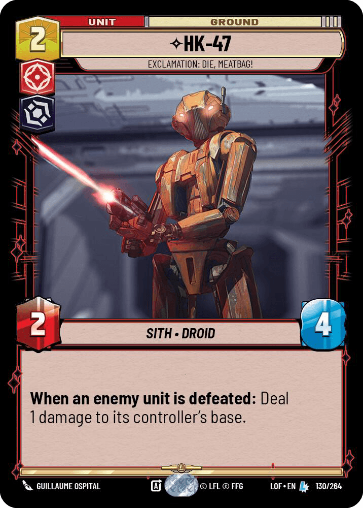 ⟡ HK-47, Exclamation: Die, Meatbag!