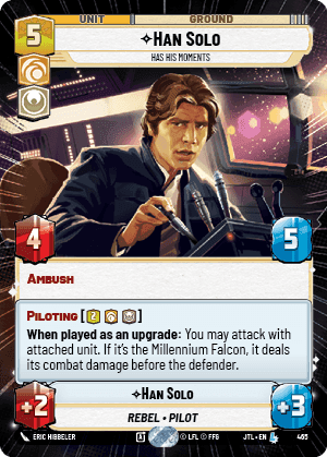 ⟡ Han Solo, Has His Moments