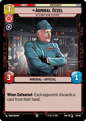 ⟡ Admiral Ozzel, As Clumsy as He Is Stupid