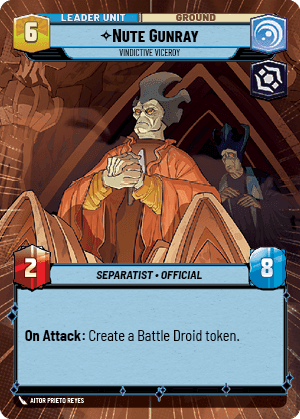 ⟡ Nute Gunray, Vindictive Viceroy (back)