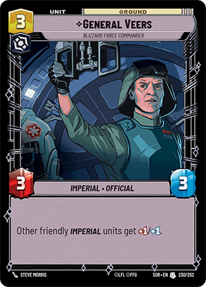 ⟡ General Veers, Blizzard Force Commander