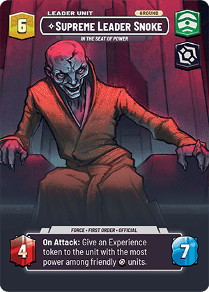 ⟡ Supreme Leader Snoke, In the Seat of Power (back)