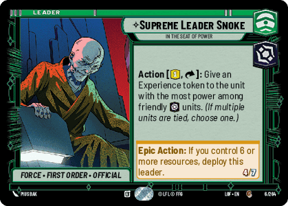 ⟡ Supreme Leader Snoke, In the Seat of Power