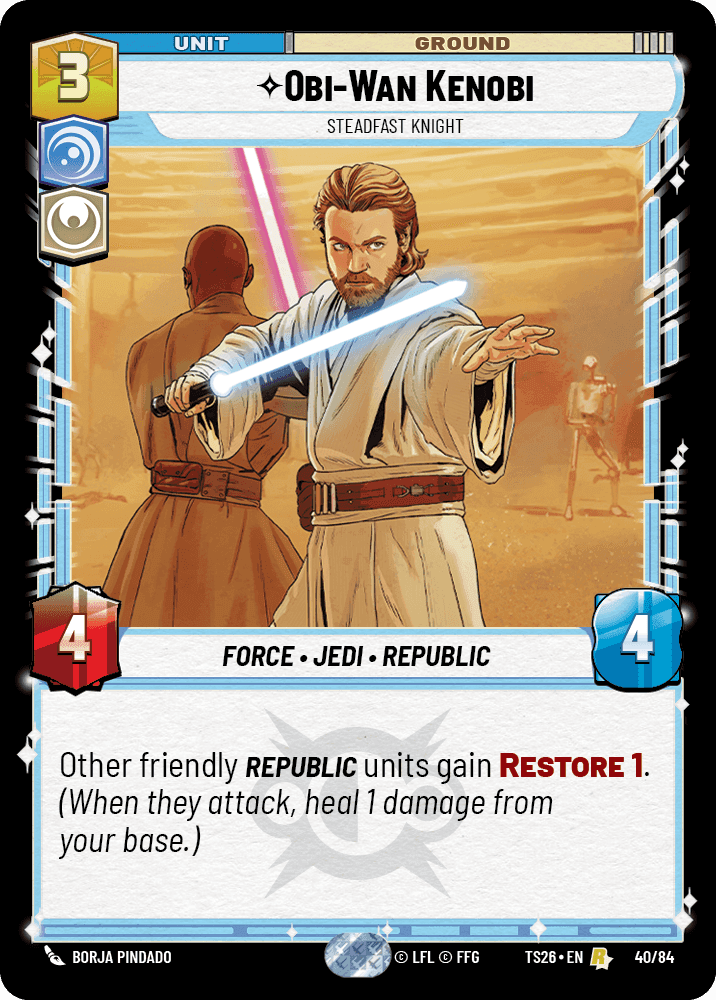 ⟡ Obi-Wan Kenobi, Steadfast Knight