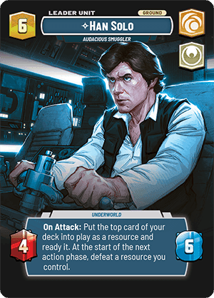 ⟡ Han Solo, Audacious Smuggler (back)