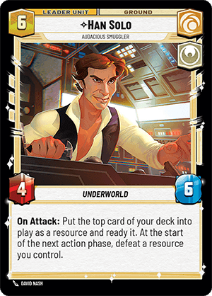 ⟡ Han Solo, Audacious Smuggler (back)