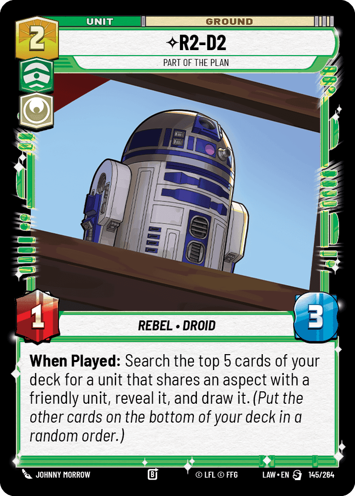 ⟡ R2-D2, Part of the Plan
