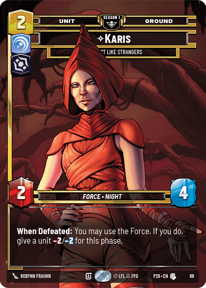 ⟡ Karis, We Don't Like Strangers