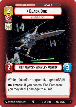 ⟡ Black One, Straight At Them