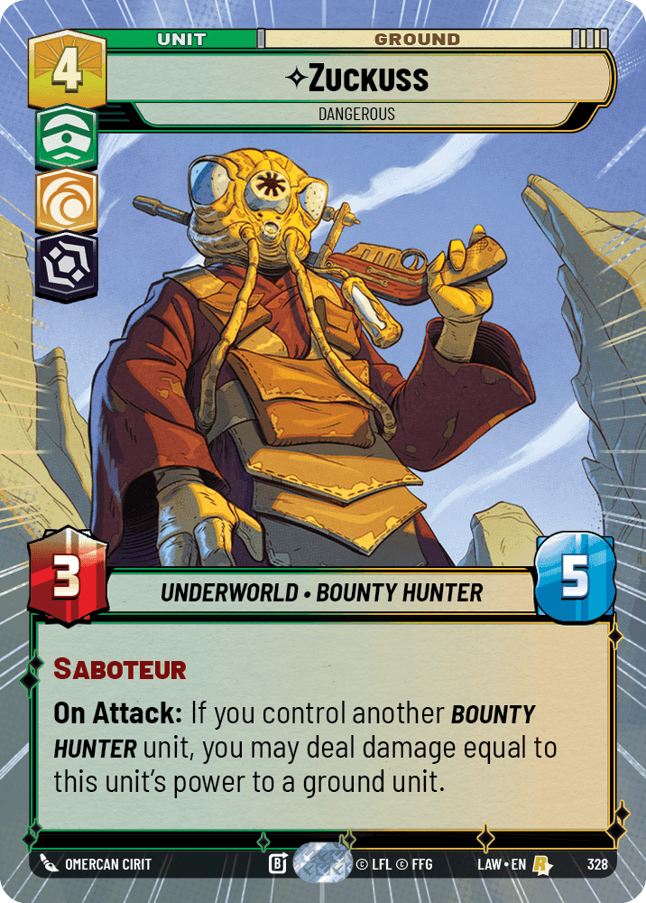 ⟡ Zuckuss, Dangerous