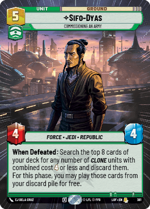 ⟡ Sifo-Dyas, Commissioning An Army