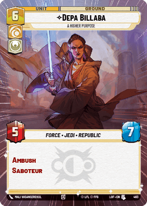 ⟡ Depa Billaba, A Higher Purpose