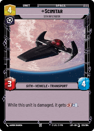 ⟡ Scimitar, Sith Infiltrator