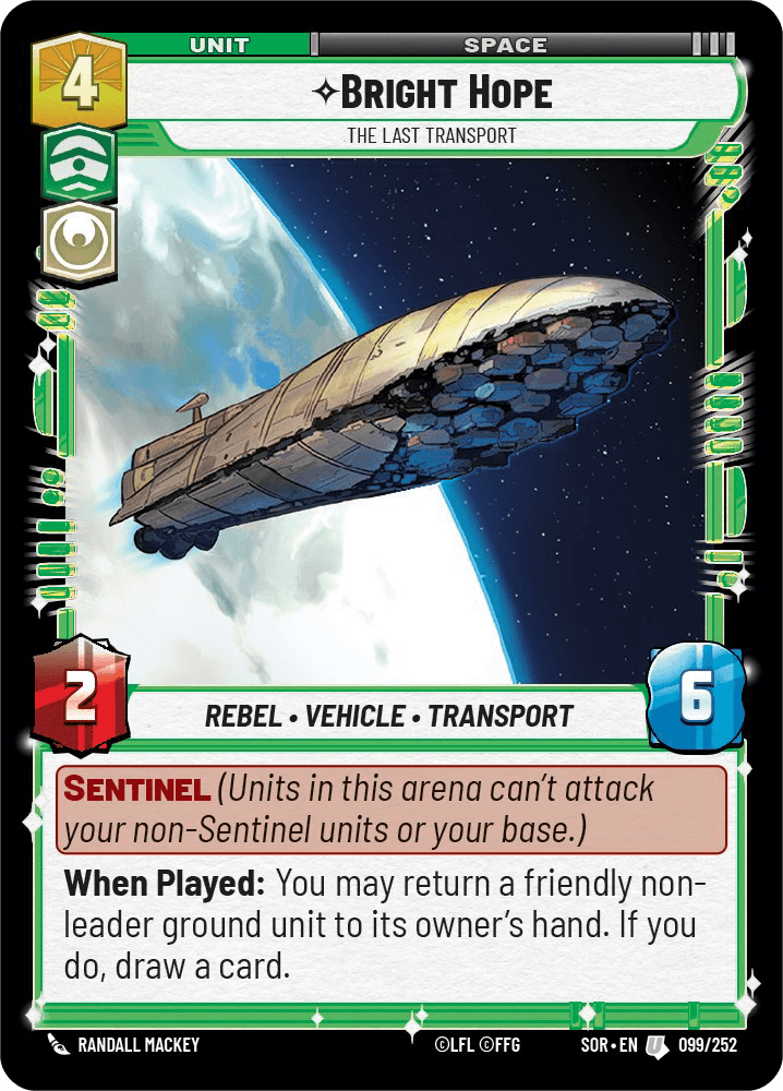 ⟡ Bright Hope, The Last Transport