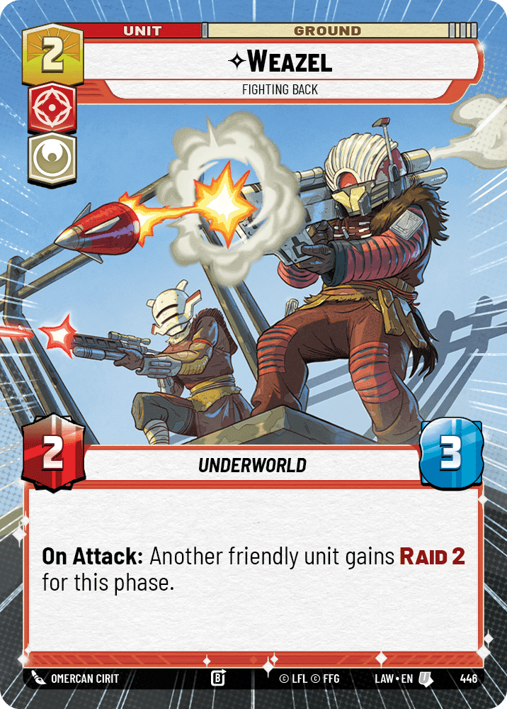 ⟡ Weazel, Fighting Back