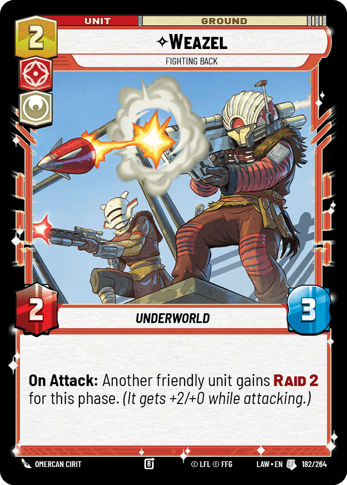 ⟡ Weazel, Fighting Back