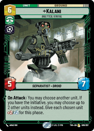 ⟡ Kalani, Analytical General