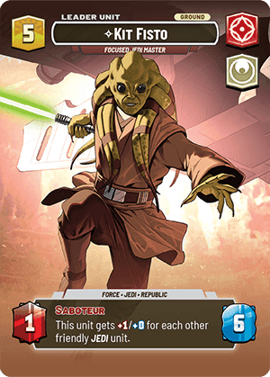 ⟡ Kit Fisto, Focused Jedi Master (back)