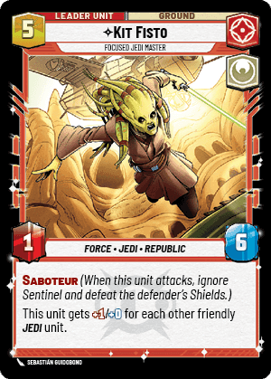 ⟡ Kit Fisto, Focused Jedi Master (back)