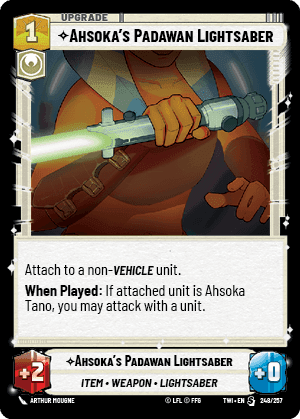⟡ Ahsoka's Padawan Lightsaber
