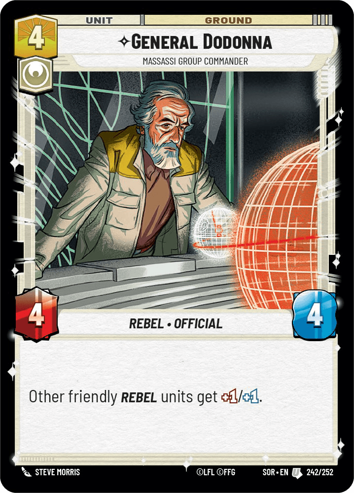 ⟡ General Dodonna, Massassi Group Commander