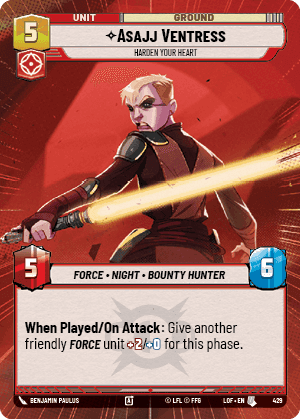 ⟡ Asajj Ventress, Harden Your Heart