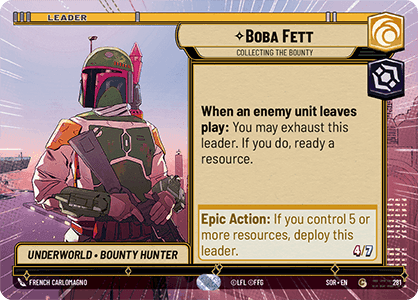 ⟡ Boba Fett, Collecting the Bounty