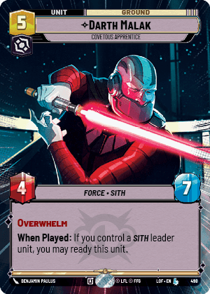 ⟡ Darth Malak, Covetous Apprentice
