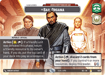 ⟡ Bail Organa, Doing Everything He Can