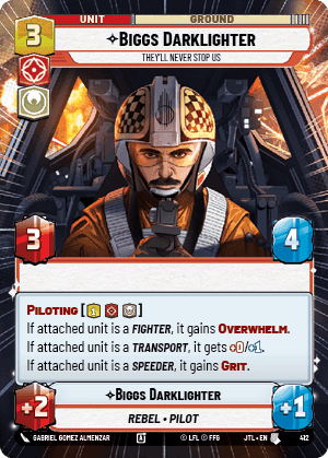 ⟡ Biggs Darklighter, They'll Never Stop Us